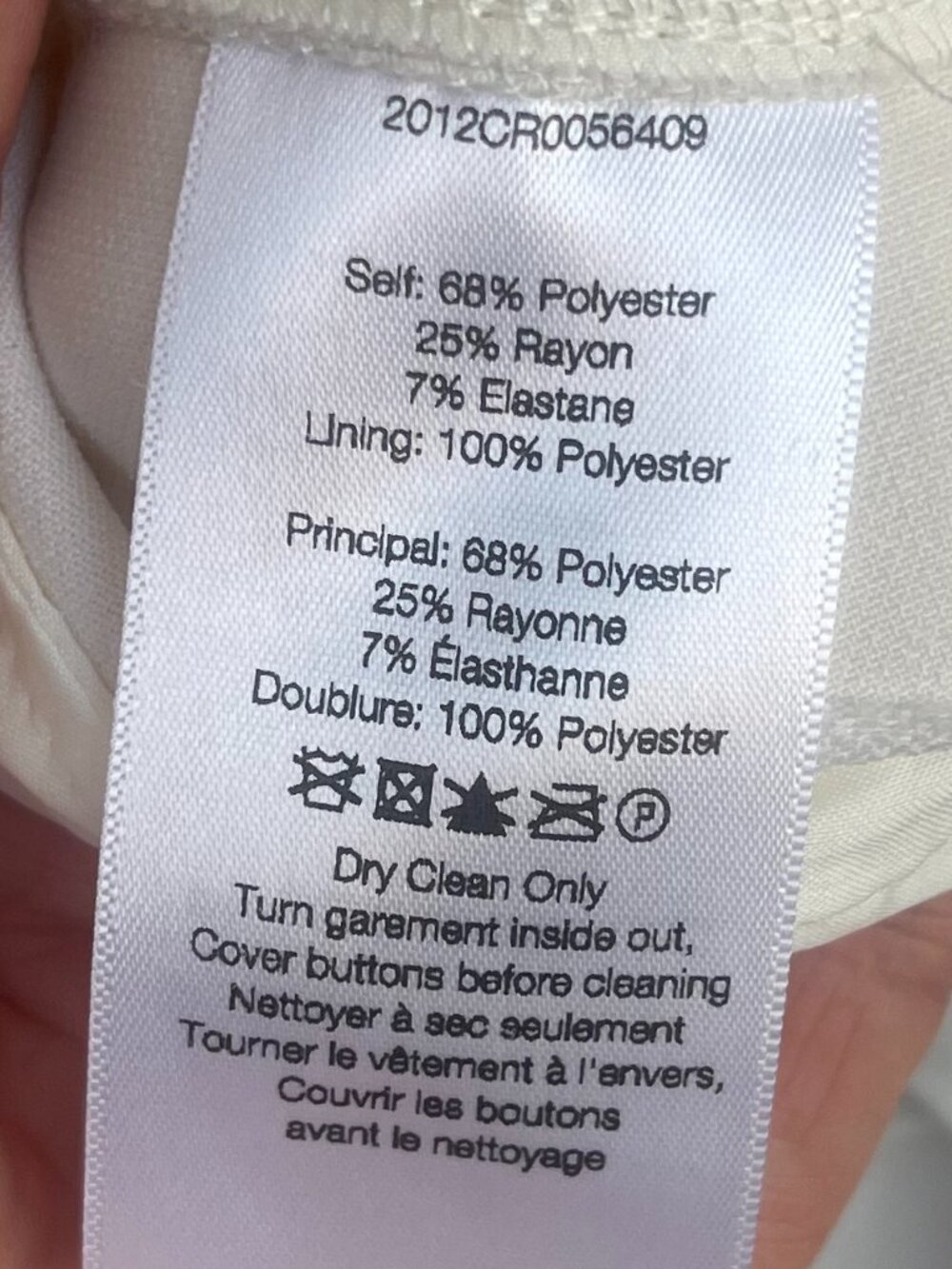 Veronica Beard Cream Renzo Pants sz 2 - Picture 6 of 7